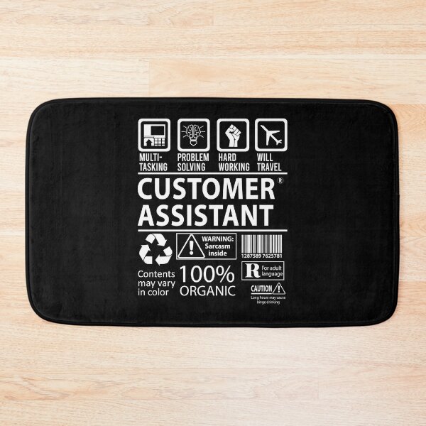 Item preview, Customer Assistant T Shirt - MultiTasking Certified Job Gift Item Tee designed and sold by andahanson.