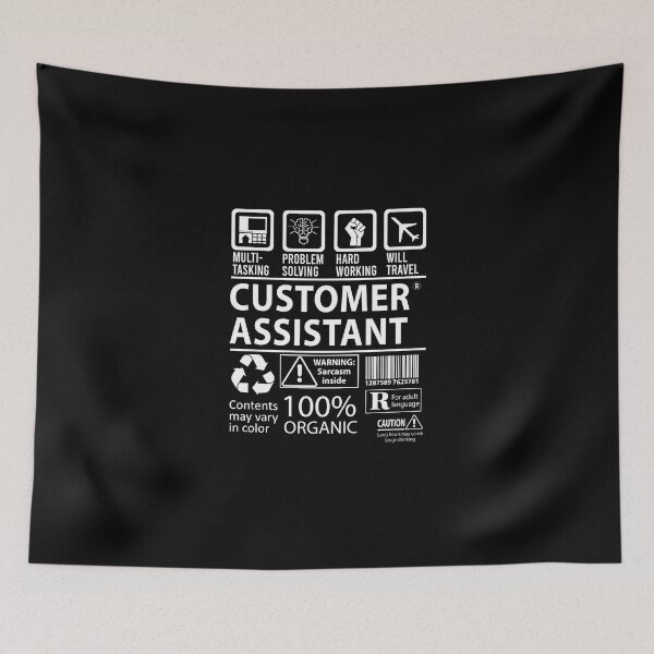 Item preview, Customer Assistant T Shirt - MultiTasking Certified Job Gift Item Tee designed and sold by andahanson.