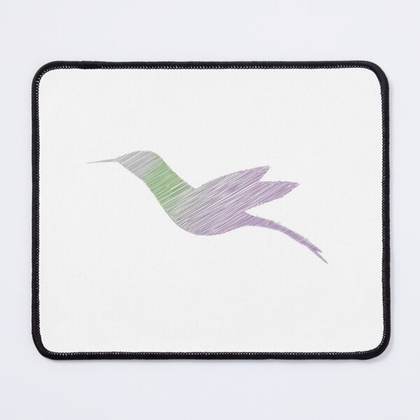 Item preview, Pretty Pastel Hummingbird Sketch designed and sold by Hedgie Designs.