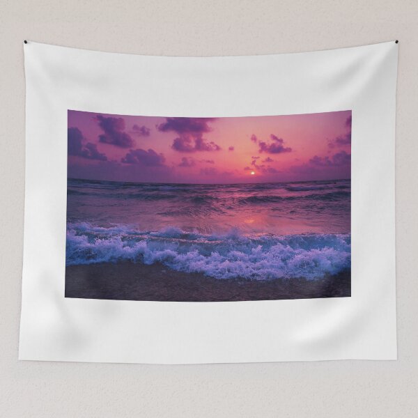 Item preview, Pink Sunset Ocean Waves designed and sold by newburyboutique.