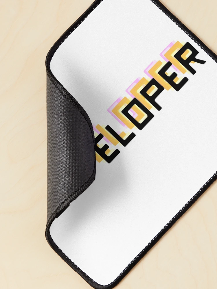 Thumbnail 2 of 5, Mouse Pad, Developer| fullstack Software Engineer Developer designed and sold by brinikki.