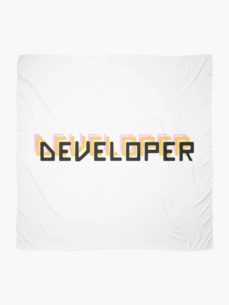 Thumbnail 2 of 3, Scarf, Developer| fullstack Software Engineer Developer designed and sold by brinikki.