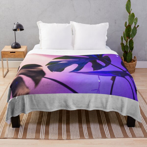 Item preview, Neon Purple Palm Leaf designed and sold by newburyboutique.