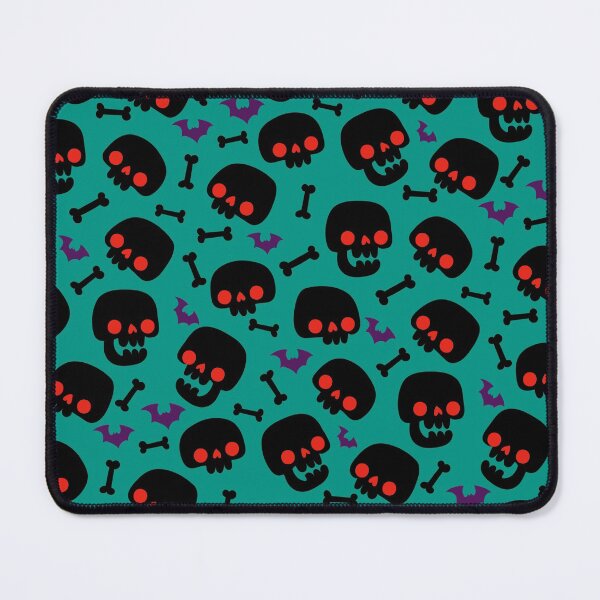 Item preview, Halloween skulls, bones and bats pattern designed and sold by Gulldio.