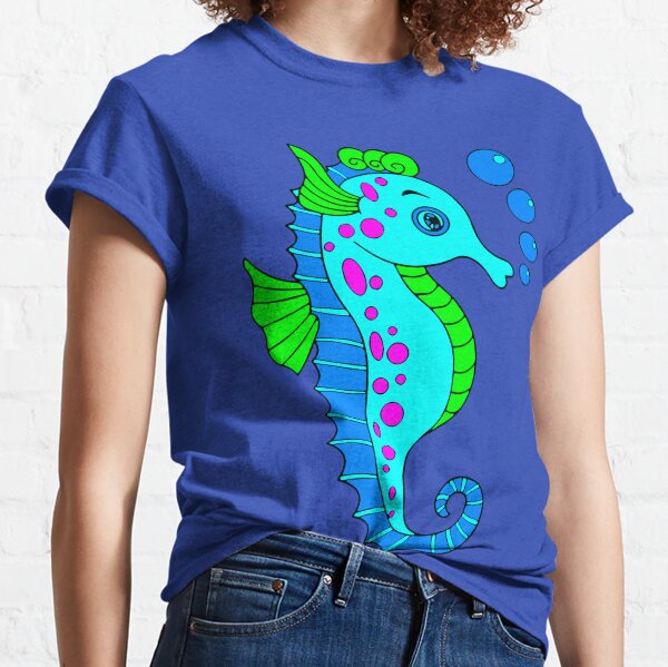 Item preview, Seahorse Cartoon designed and sold by Handstand365.