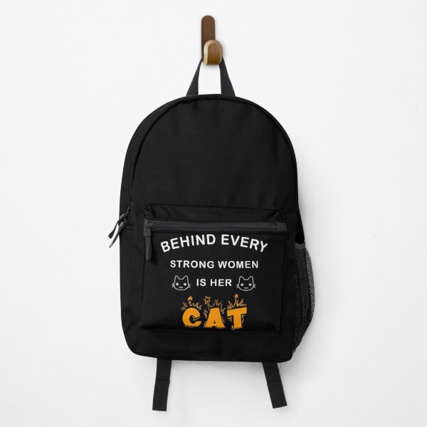 Item preview, Behind Every Strong Woman Is Her Cat designed and sold by Ruwans.