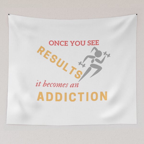 Item preview, Once you see results it becomes addiction  designed and sold by Kinkalow.