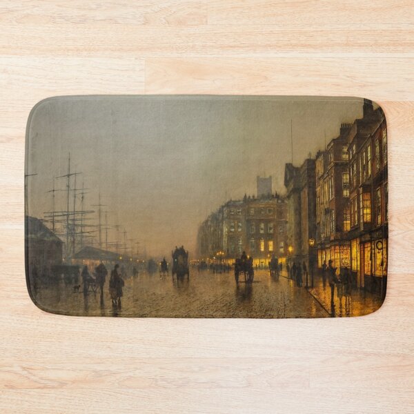 Item preview, John Atkinson Grimshaw's Liverpool from Wapping designed and sold by mosfunky.