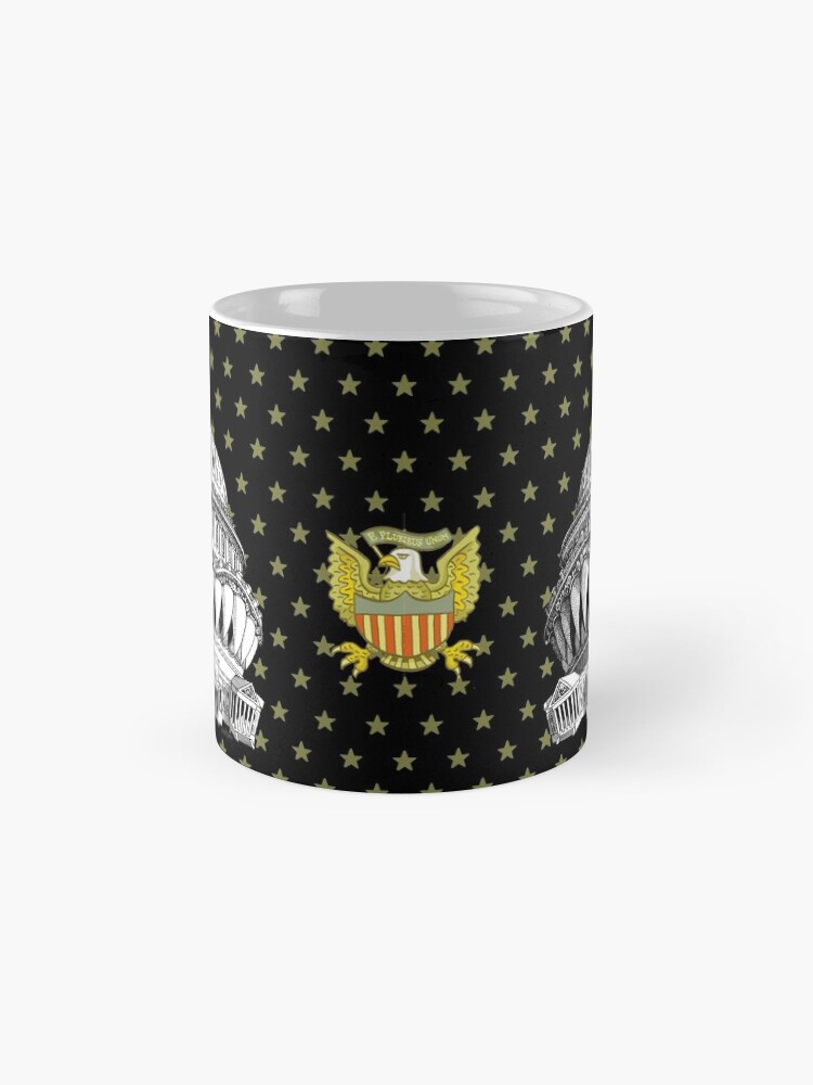 Thumbnail 4 of 6, Coffee Mug, Angry Washington designed and sold by MacKaycartoons.