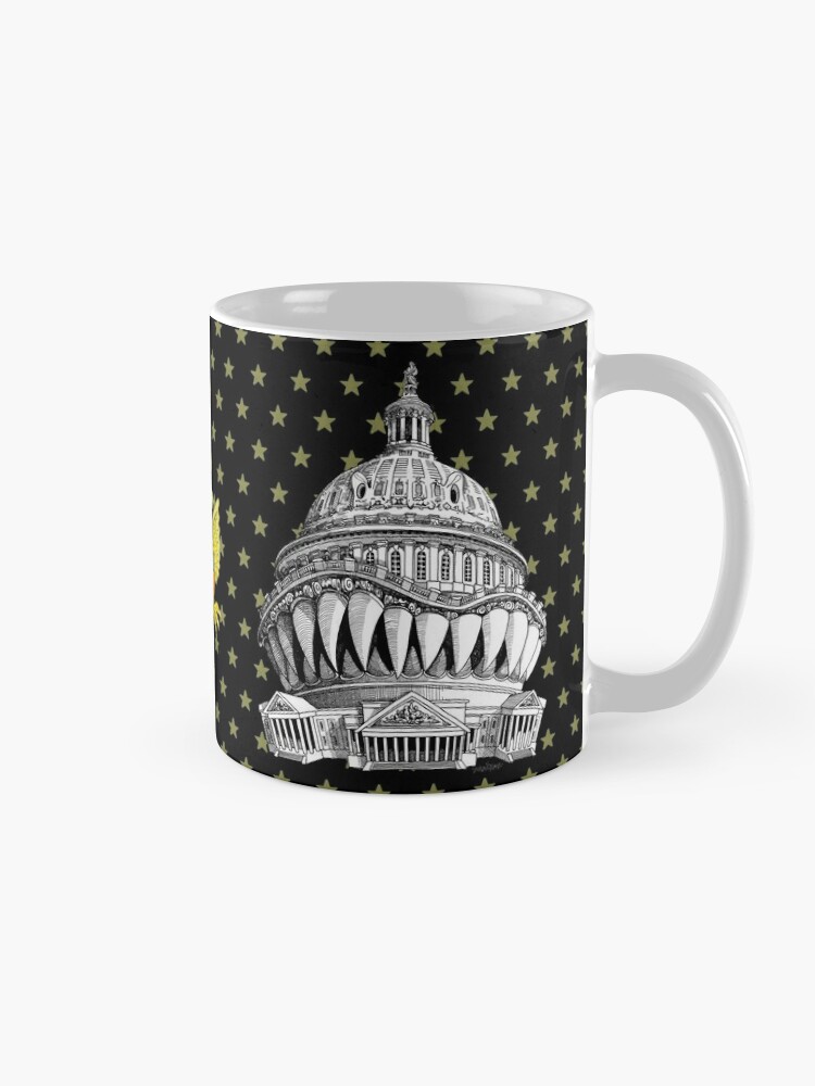 Coffee Mug, Angry Washington designed and sold by MacKaycartoons