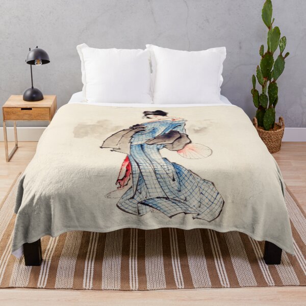 Item preview, Standing Woman Full-Length Portrait by Katsushika Hokusai – Great Arts designed and sold by InHerits.