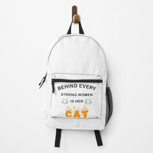 Item preview, Behind Every Strong Woman Is Her Cat designed and sold by Ruwans.