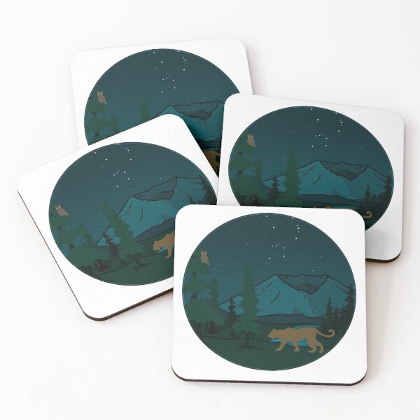 Item preview, Mt St Helens Cougar and Owl designed and sold by Fernheart Designs.