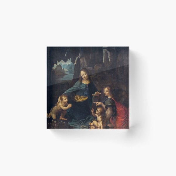 Item preview, The Virgin of the Rocks painting by Leonardo da Vinci – Great Arts designed and sold by InHerits.