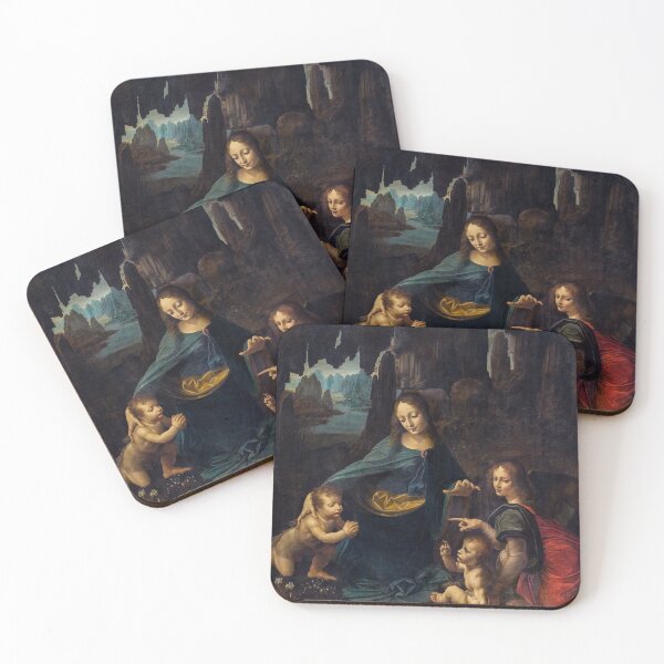 Item preview, The Virgin of the Rocks painting by Leonardo da Vinci – Great Arts designed and sold by InHerits.