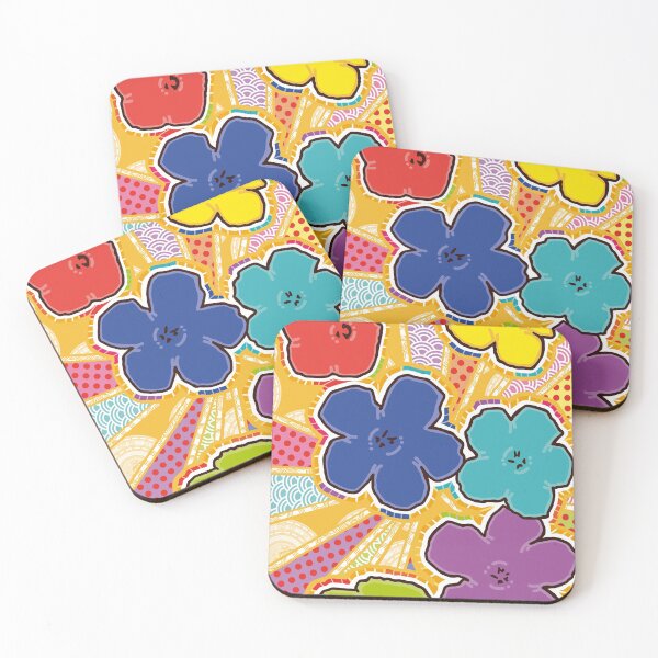 Item preview, Andy Warhol's Flowers | New York Pop Art | Rainbow Bloom | Rainbow floral | Rainbow Surface design | [ DesignBrand Paulo ] designed and sold by DESIGNBRAND.