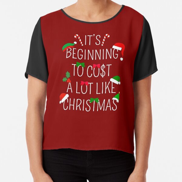 it's beginning to cost a lot like christmas quote Poster for Sale by  champagnemoment