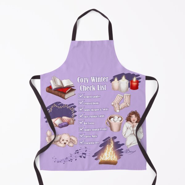Item preview, Cozy Winter Check List (on purple) designed and sold by Brina Williamson.