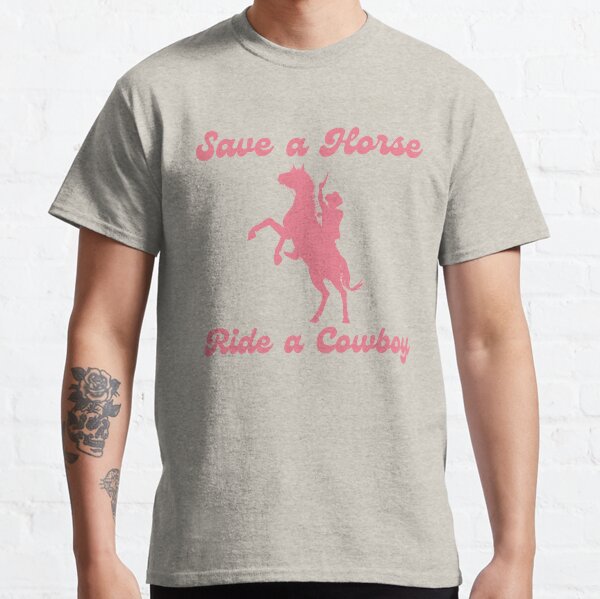 Vista previa del artículo con la obra «Salva a un Caballo Monta un Vaquero Despedida de Soltera», diseñado y vendido por mainsqueezemar.