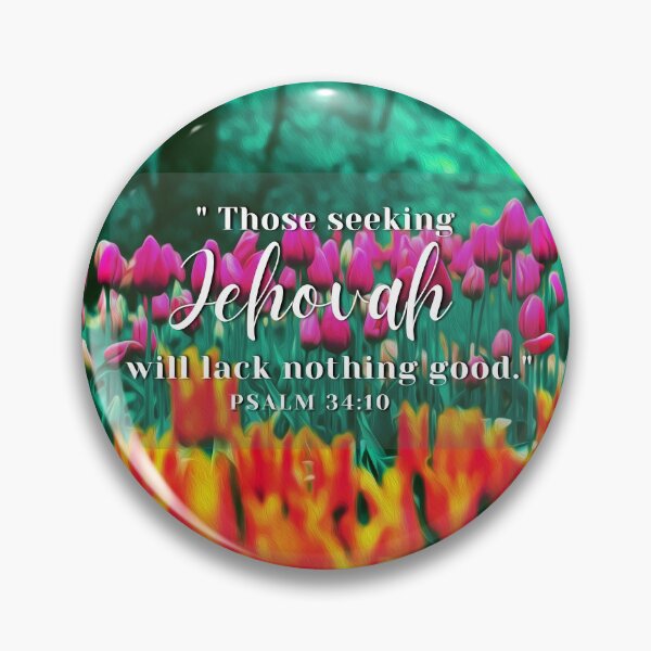 Artikelvorschau, Jahrestext 2022- Psalm 34:10 Blumenrosa entworfen und verkauft von Yesido.