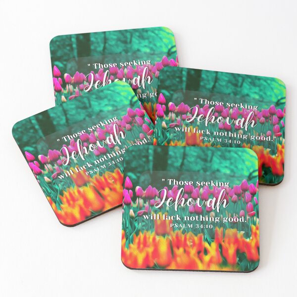 Item preview, Yeartext 2022-  Psalm 34:10 Floral pink designed and sold by Yesido.