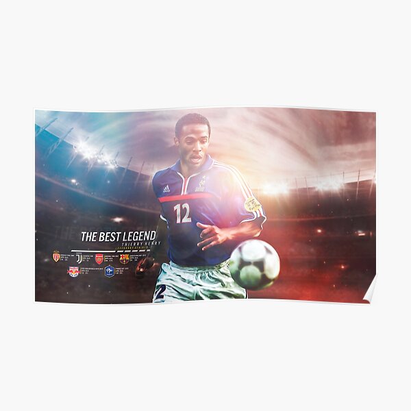 : Thierry Henry - New York Red Bulls #08 - 24X36 Poster: Posters  & Prints