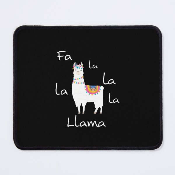 Item preview, fa la la la llama christmas lights snowflakes funny llama christmas lover designed and sold by Unicorny-Design.