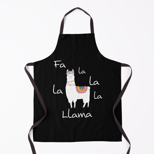 Item preview, fa la la la llama christmas lights snowflakes funny llama christmas lover designed and sold by Unicorny-Design.