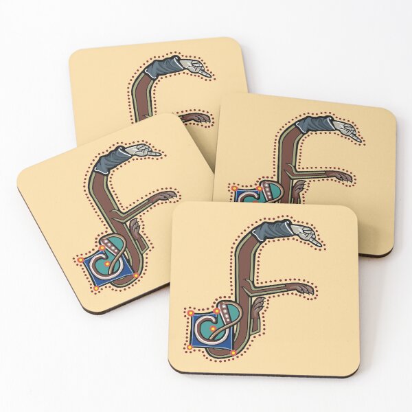 Item preview, Letter F Manicule W 14C Maastricht Psalter parody  designed and sold by Donnahuntriss.