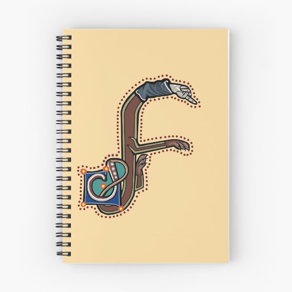 Item preview, Letter F Manicule W 14C Maastricht Psalter parody  designed and sold by Donnahuntriss.