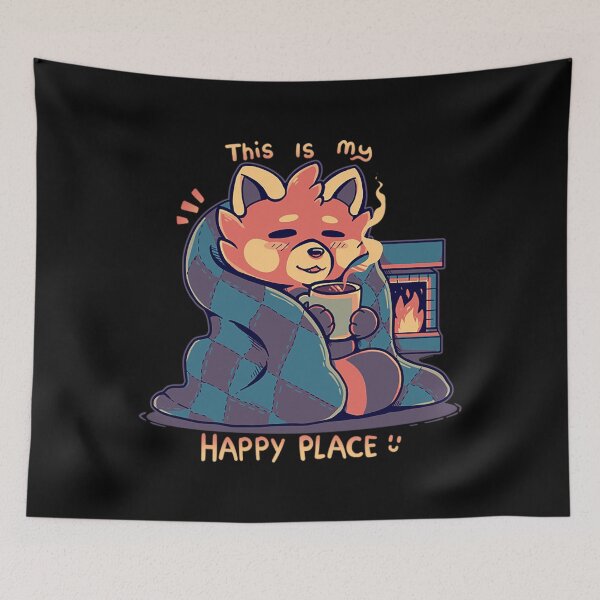 Item preview, Fireplace T-ShirtHappy Place at the Fireplace designed and sold by BeaOllwen.