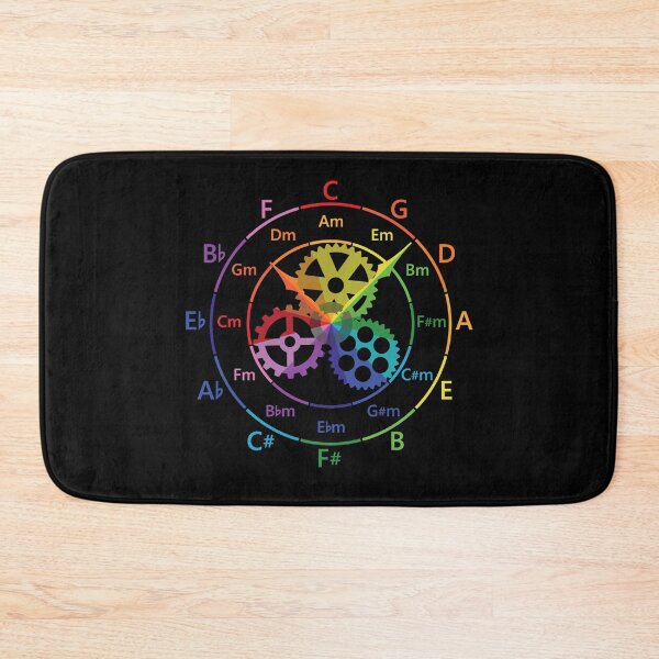 Item preview, Circle of Fifths Mechanical Clock Style Color Guide designed and sold by nightsworthy.