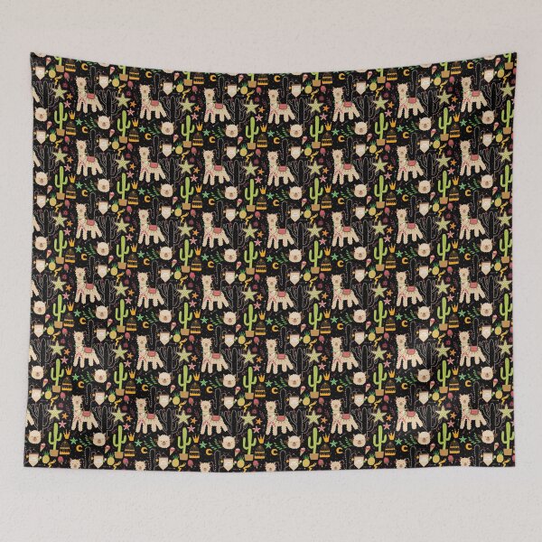 Item preview, Cute Llama pattern, fa la la la llama christmas lights snowflakes funny llama christmas lover designed and sold by Unicorny-Design.