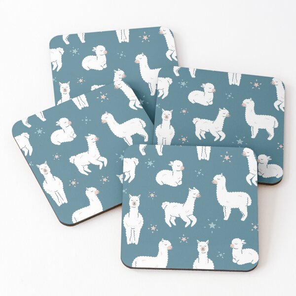Item preview, Cute Llama pattern, fa la la la llama christmas lights snowflakes funny llama christmas lover designed and sold by Unicorny-Design.