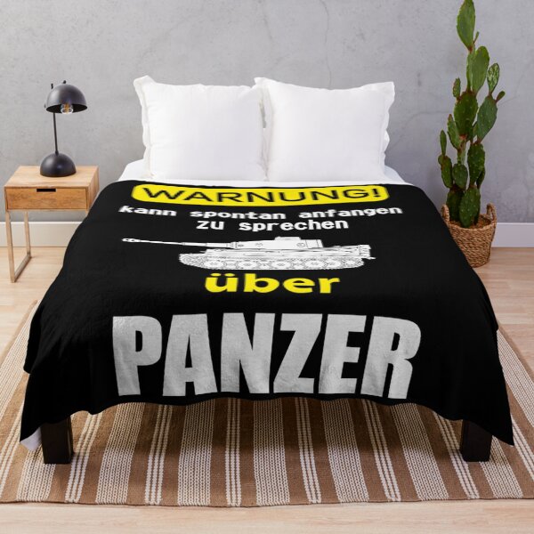 Artikelvorschau, Panzer T-ShirtIn German_ WARNUNG kann spontan eingehen zu sprechen über Panzer (Tiger) entworfen und verkauft von BeaOllwen.
