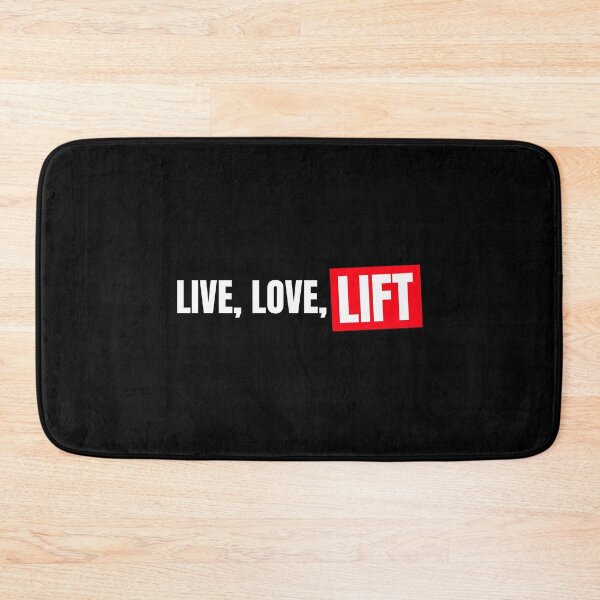 Item preview, LIVE, LOVE, LIFT designed and sold by HeavyLiftGift.