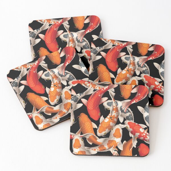 Item preview, Koi Fish Pond Seamless Pattern designed and sold by johnta17.