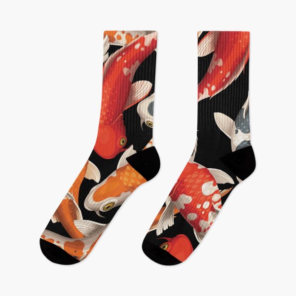 Item preview, Koi Fish Pond Seamless Pattern designed and sold by johnta17.