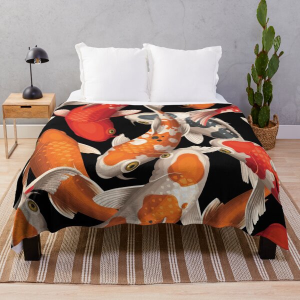 Item preview, Koi Fish Pond Seamless Pattern designed and sold by johnta17.