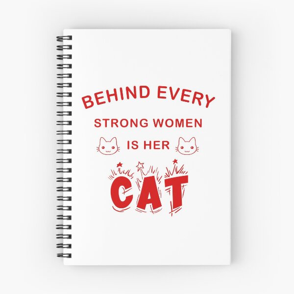 Item preview, Behind Every Strong Woman Is Her Cat designed and sold by Ruwans.
