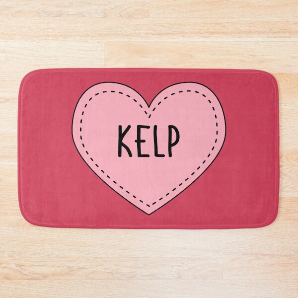 Item preview, Kelp Cute Pink Heart Stitches designed and sold by cashewdays.