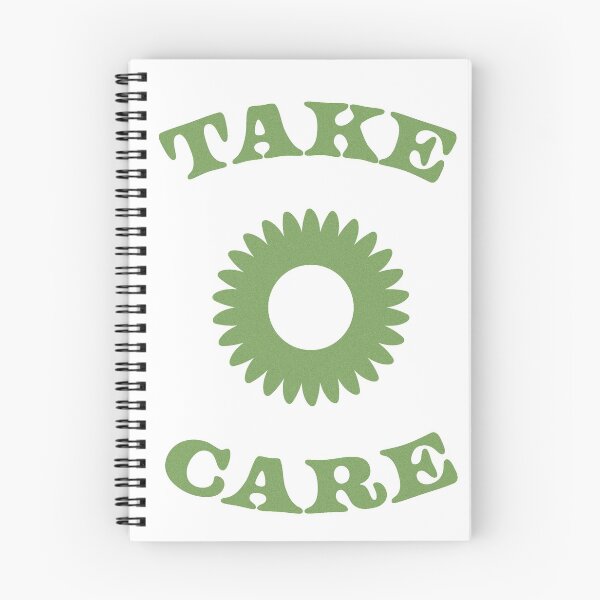 Item preview, Take Care text with flower designed and sold by NatTyler.