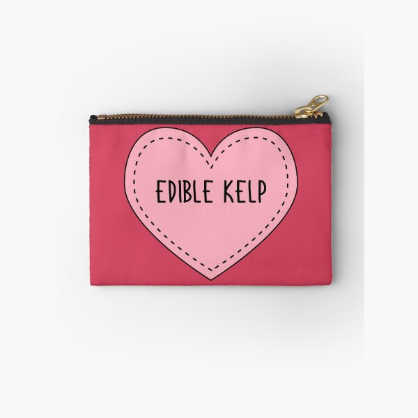 Item preview, Edible Kelp Cute Pink Heart Stitches Seaweed designed and sold by cashewdays.