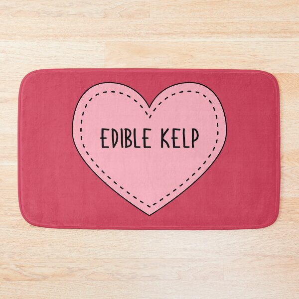 Item preview, Edible Kelp Cute Pink Heart Stitches Seaweed designed and sold by cashewdays.