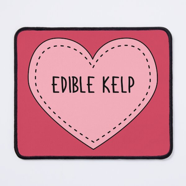Item preview, Edible Kelp Cute Pink Heart Stitches Seaweed designed and sold by cashewdays.