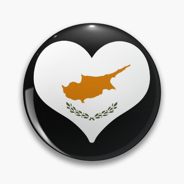 Item preview, Cyprus Flag Heart designed and sold by PKHalford.