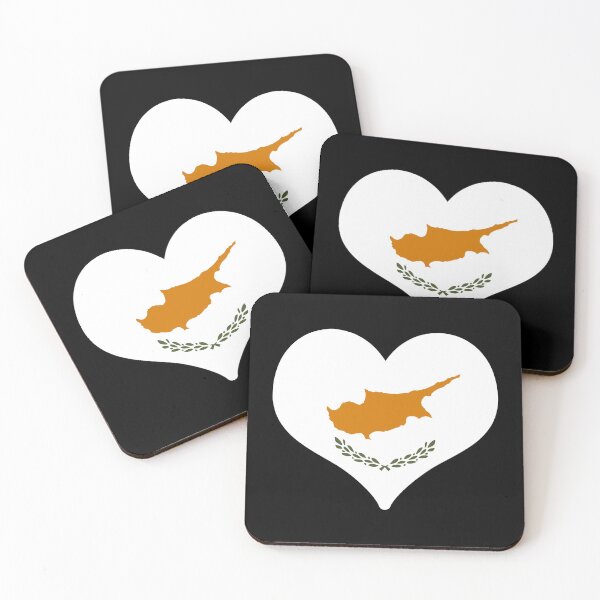 Item preview, Cyprus Flag Heart designed and sold by PKHalford.