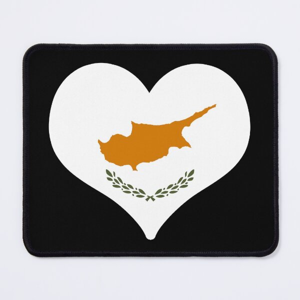 Item preview, Cyprus Flag Heart designed and sold by PKHalford.