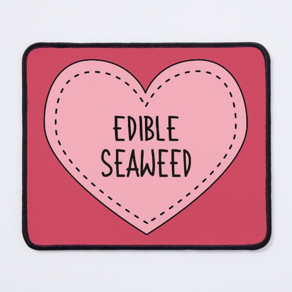 Item preview, Edible Seaweed Cute Pink Heart Stitches designed and sold by cashewdays.