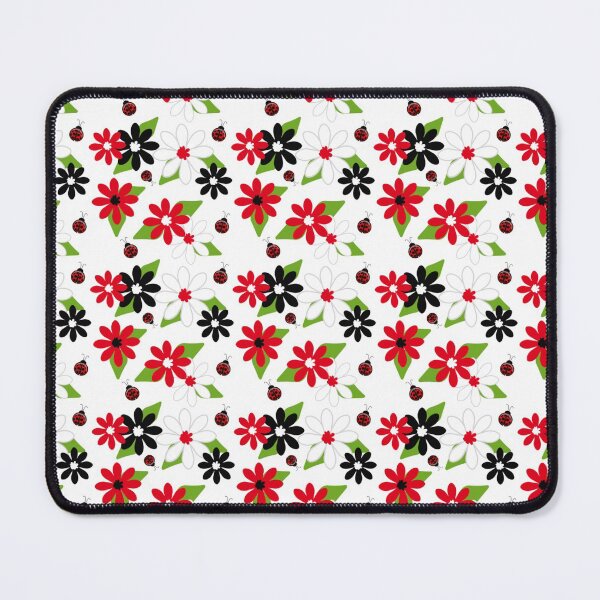 Item preview, Ladybugs and flowers designed and sold by pnkpopcorn.